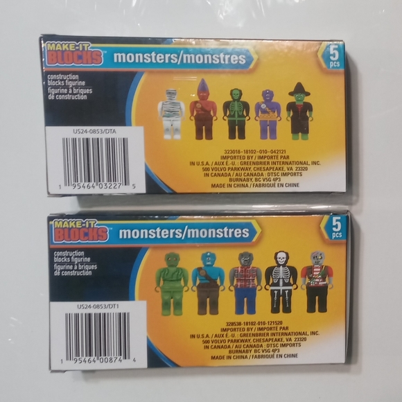 Make It Blocks 2 Monsters different set NEW Lego compatible - Picture 2 of 7